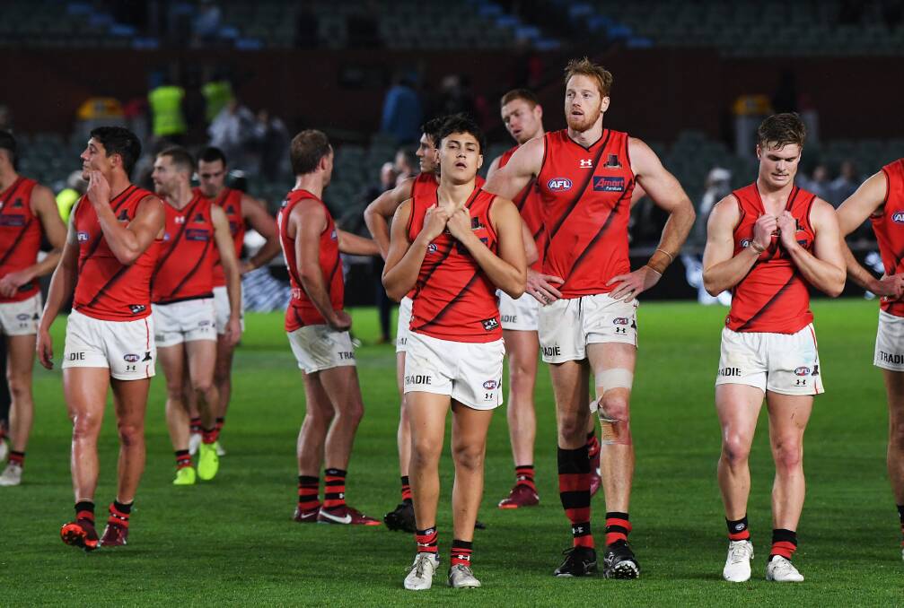 FALLING SHORT: The Bombers have failed to deliver despite entering season 2022 with great promise. Picture: Mark Brake/Getty Images