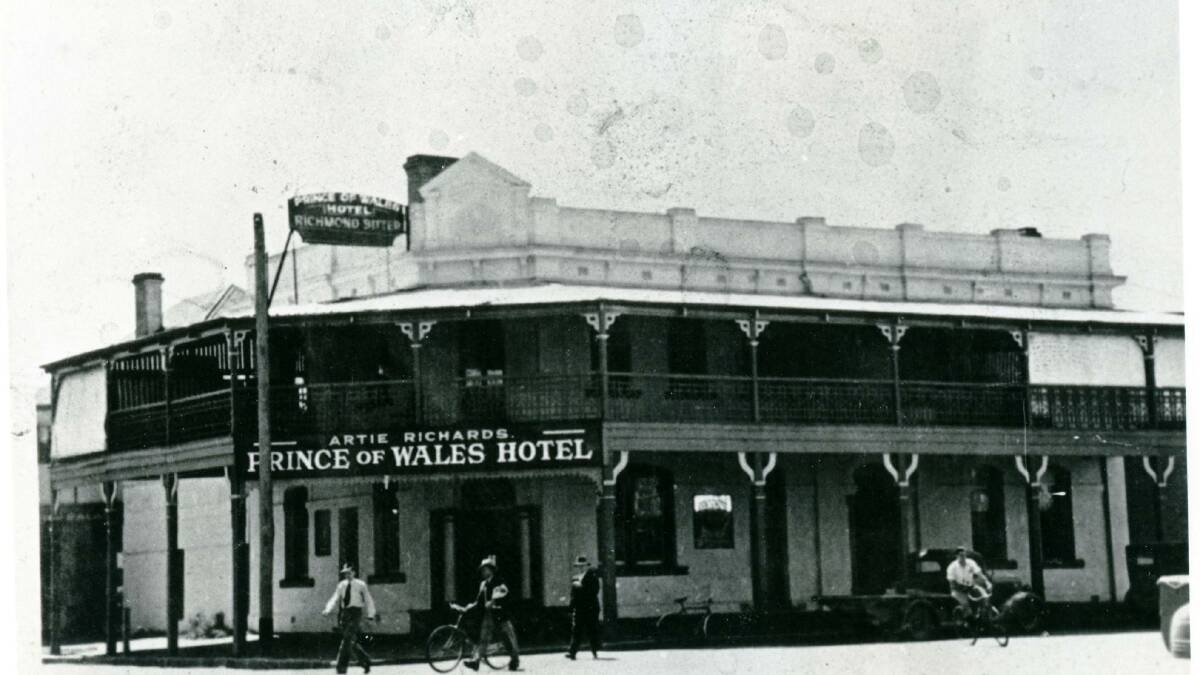 HOTEL: Prince of Wales Hotel at the corner of Fitzmaurice and Kincaid Streets in 1949. The building still stands minus verandas and some other alterations as the Prince of Wales Motel. Photo: CSURA RW66. Photo: CSURA RW66