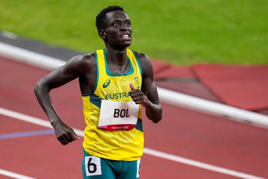 AMAZING: Peter Bol was the first Australian finalist in the men's 800m final in 53 years. Photo: Yannick Verhoeven/BSR Agency/Getty Images