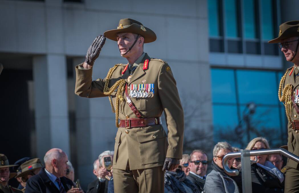 SORRY: Chief of the Defence Force General Angus Campbell has apologised to the people of Afghanistan. Picture: Karleen Minney