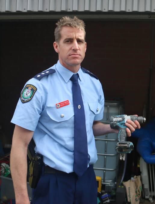 Inspector Adrian Telfer. Picture: Jessica McLaughlin