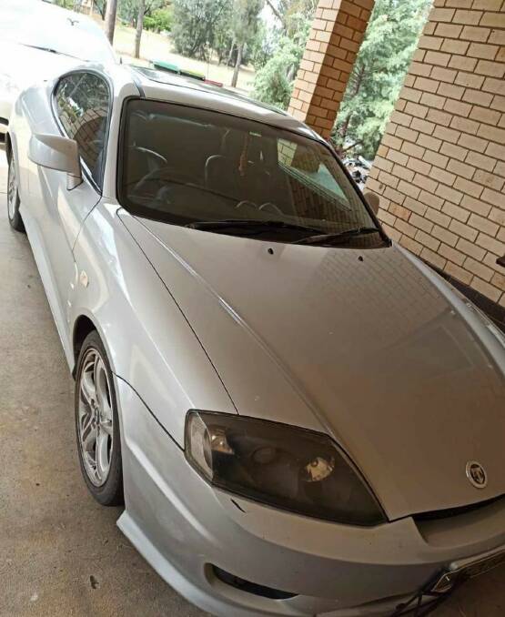 Miss Southwell says she only had the Hyundai Tiburon for a few months before it was taken. Picture: Contributed