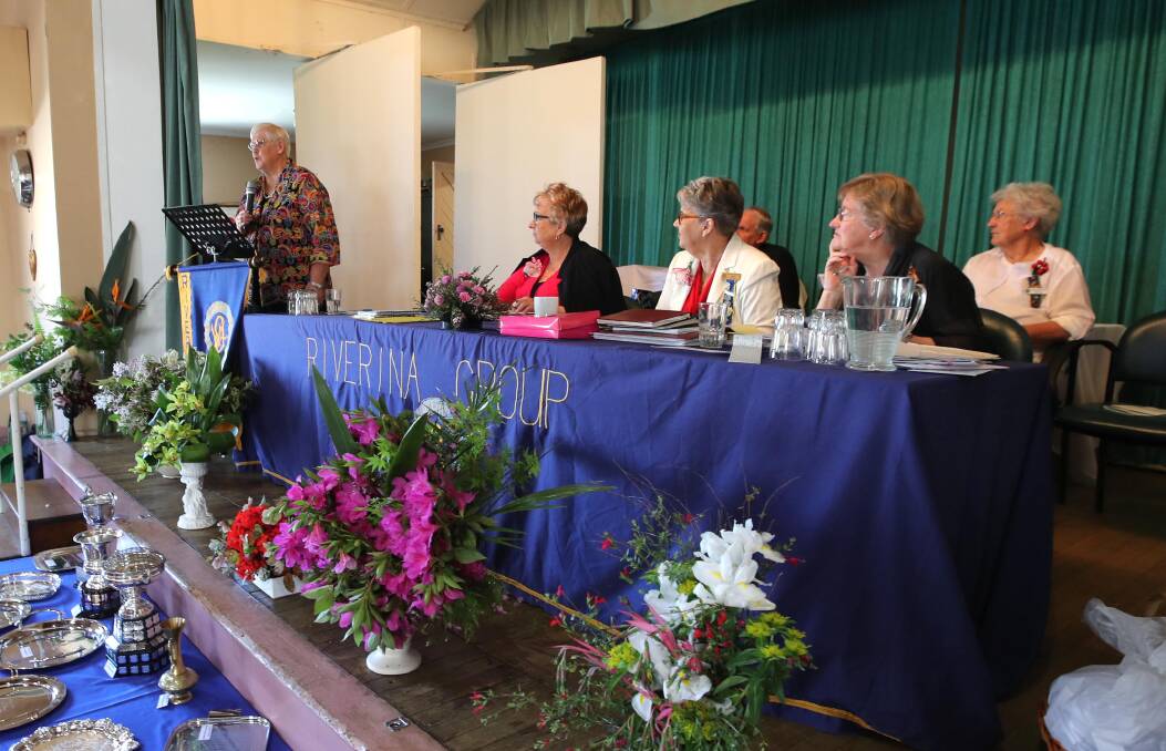 WOMAN POWER: CWA State Secretary Ann Adams opens the 93rd Annual Group Conference at Wagga's St Andrews Church hall. Picture: Les Smith