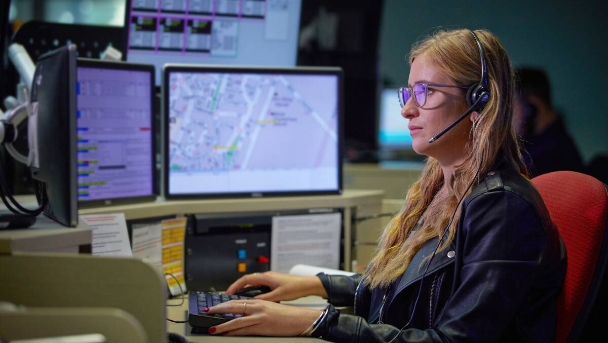 Taking Triple Zero calls is a high-pressure role, and having false calls disrupting staff on duty can take away from their job of helping save lives. Picture: NSW Police Force