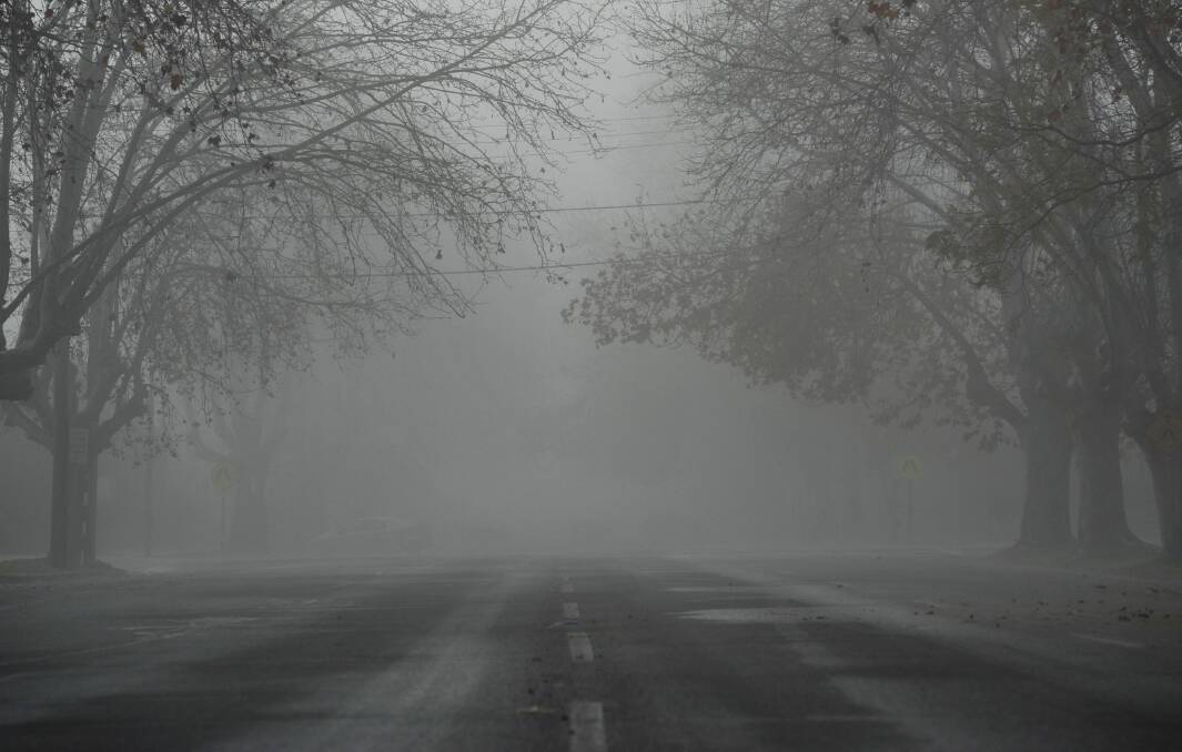 A foggy morning on Gurwood Street. 