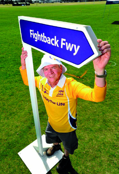 THE GOOD FIGHT: Alan Pottie is taking over as Chairman of this year's Relay For Life in Wagga. Picture: Supplied