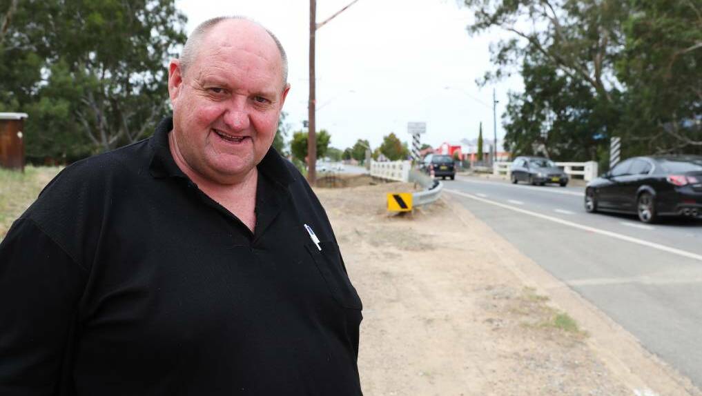  GOOD MOVE: Professional driver Peter Rex supports the upgrade of Marshall's Creek bridge expected to start next year. Picture: Emma Hillier