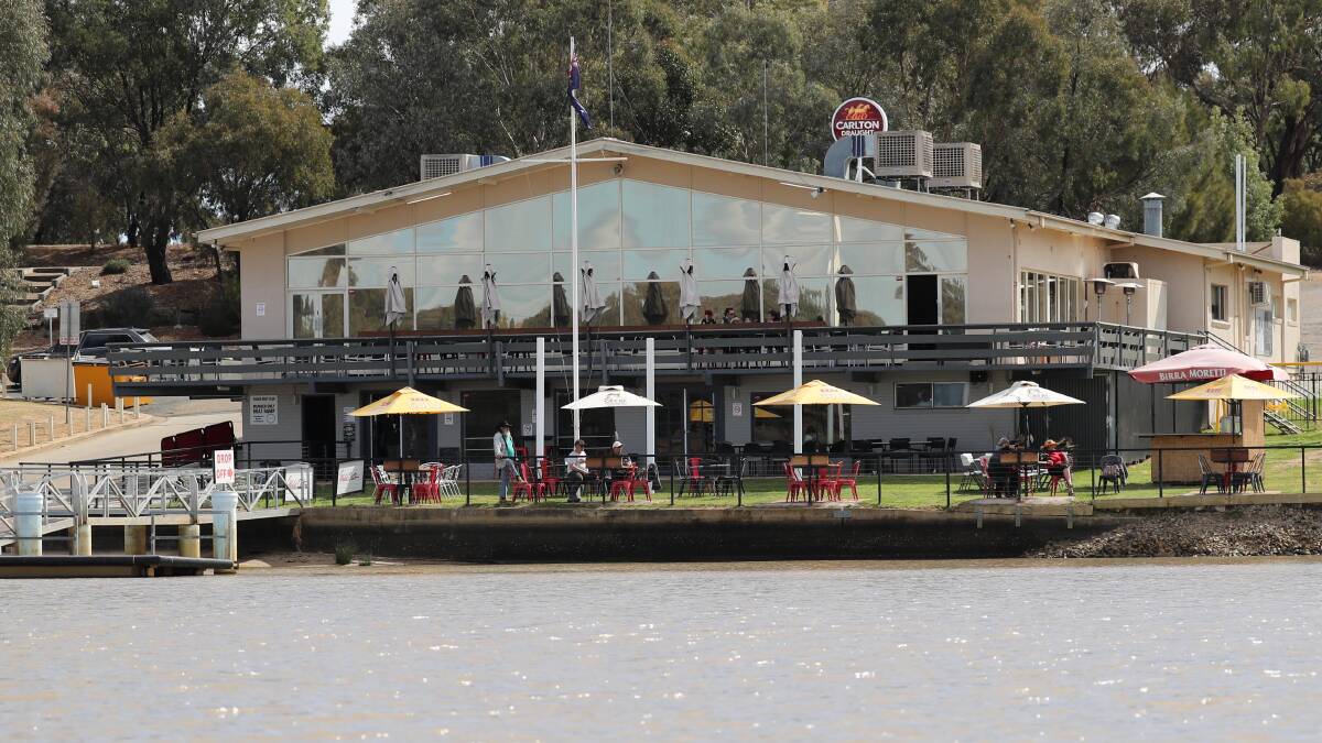 Wagga Boat Club's outdoor area will make the perfect setting for a warm New Year's Eve. Picture: Les Smith