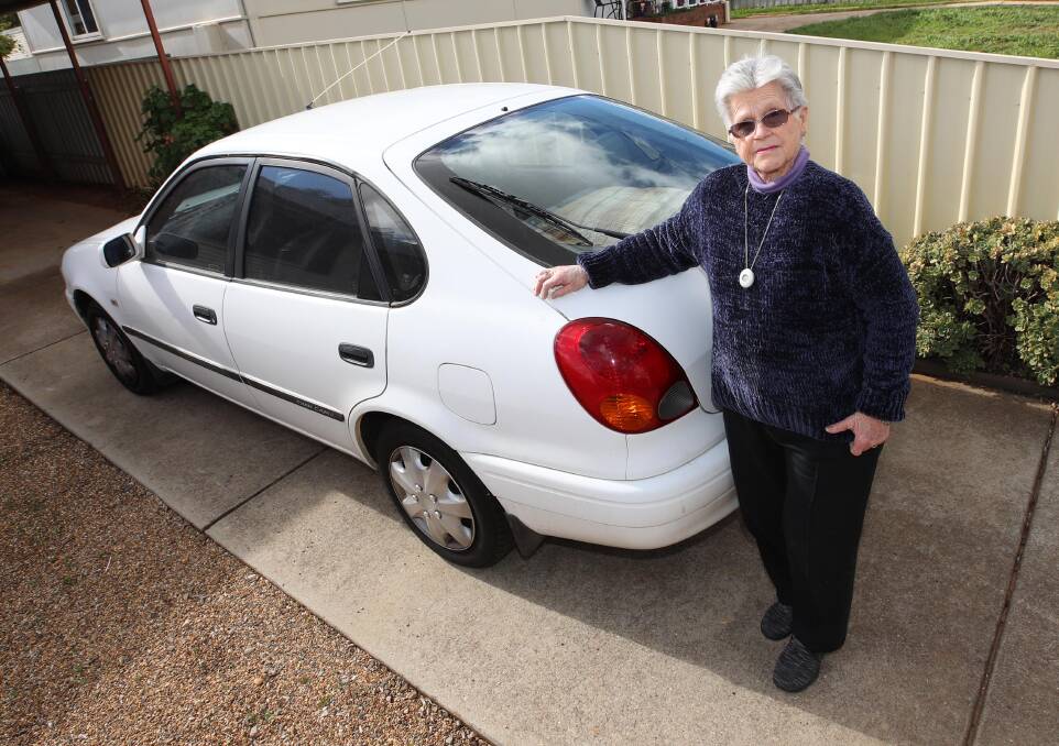The current vehicle Betty Gerber owns regularly breaks down, leaving her stranded. Picture: Les Smith