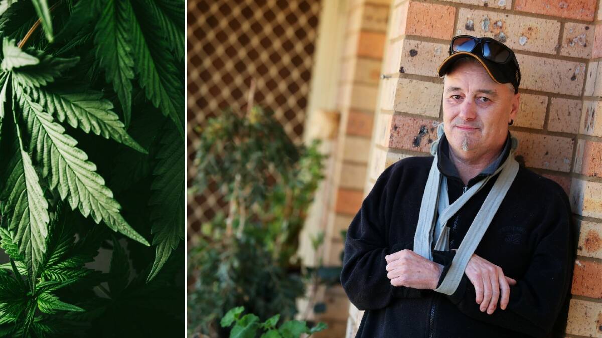 SAVING GRACE: Wagga man Darren McLean says medicinal cannabis has changed his life for the better after a tragic medical mystery. Picture: Emma Hillier