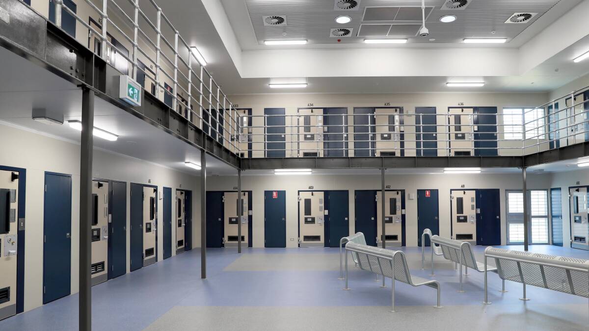 Junee Correctional Centre's new maximum security wing. Picture: Les Smith