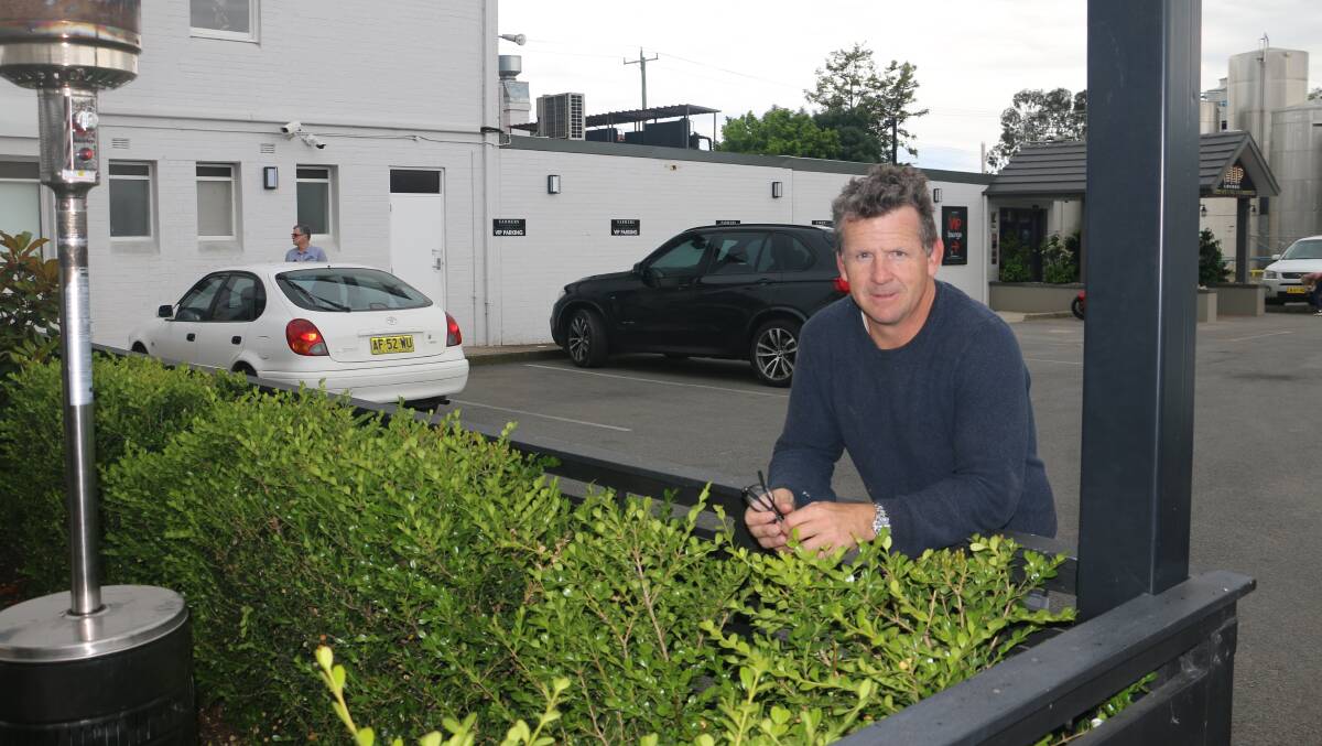 EXPANDING: Farmers Home Hotel publican Sean O'Hara is eager to see the application move through council before Christmas so works to expand the car park can start in the early new year. Picture: Jessica McLaughlin