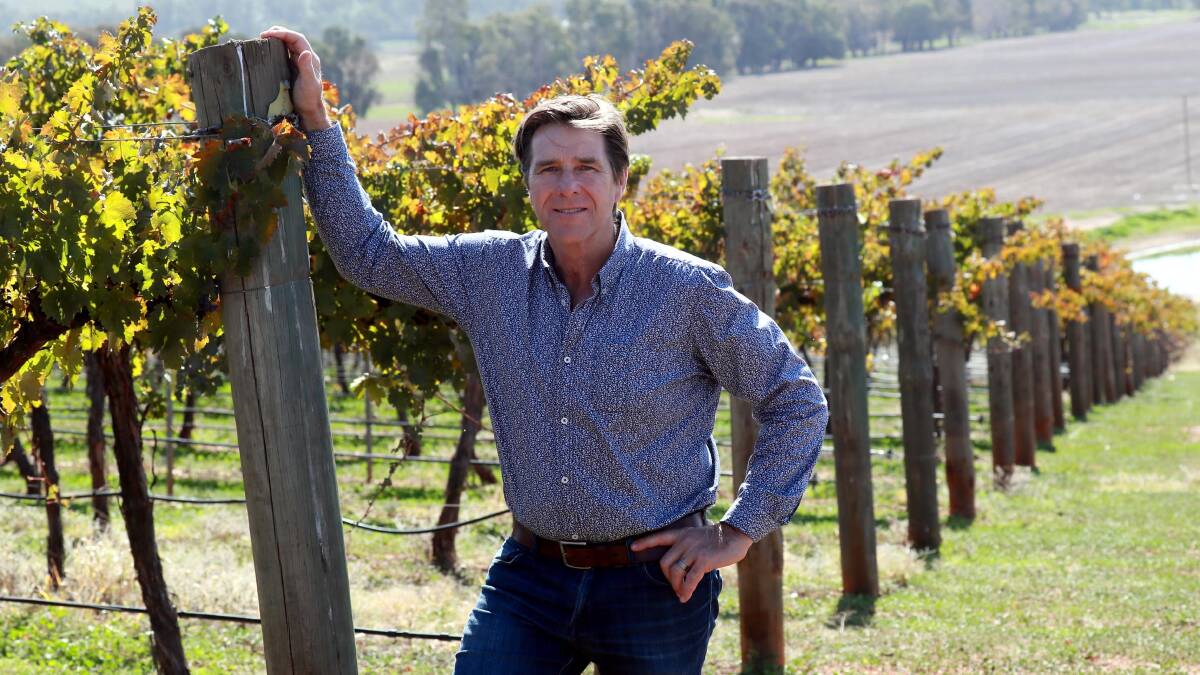 UNSTEADY TIMES: Borambola Wines' Tim McMullen holds concerns for the regions export potential after talks China will enforce bans on certain Australian products. Picture: Les Smith