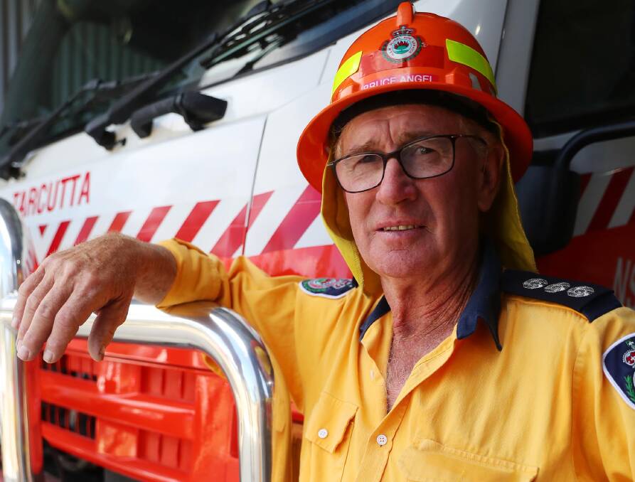 DEDICATION: Bruce Angel says he has been a volunteer with NSW RFS for 'too long to remember', and is now captain of both the Tarcutta Brigade and group captain of four others in his region. Picture: Emma Hillier
