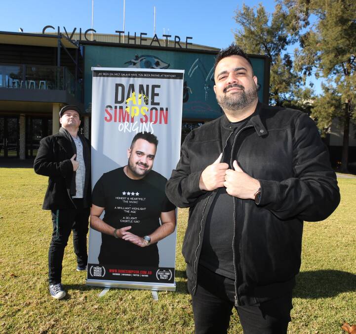 Jamie Way will be joining Dane Simpson for his 'Origins' comedy show. Picture: Les Smith