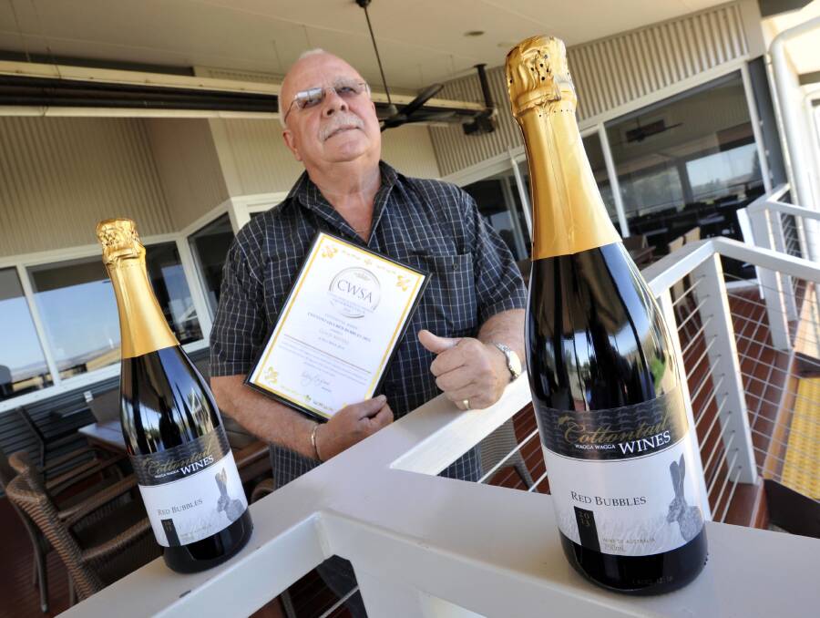 GOOD TIES: In 2014 Gerry McCormick at Cottontail Wines entered a new trade agreement with China where he received a gold medal certificate from the China Wine and Spirit awards. Picture: Les Smith