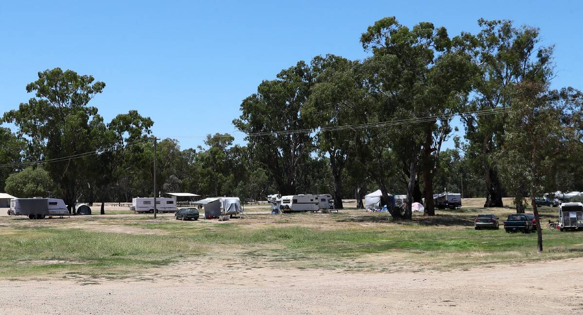SHORT STAY: Wilks Park is classified as a primitive camping ground, according to Wagga City Council, which means people are only allowed to stay for a maximum of 72 hours to utilise the free site and amenities. Picture: Emma Hillier