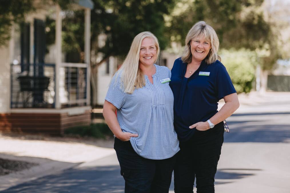 Nicole Pirreca and her mum Lee Cotterell are excited to be a part of the Wagga Tourism Partner Program for their business, BIG4. Picture: Wagga City Council