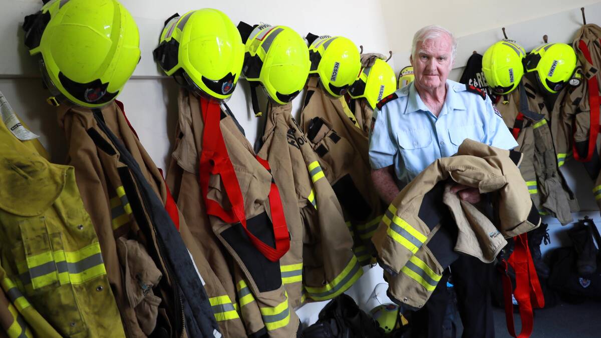 CHANGING TIMES: Phillip Furnell clocked up a total of 48 years with Fire and Rescue NSW, and says his retirement will take some getting used to. Picture: Les Smith