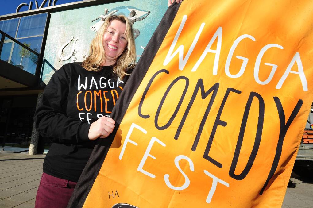THROWBACK: Carissa Campbell at 2017's Wagga Comedy Fest.