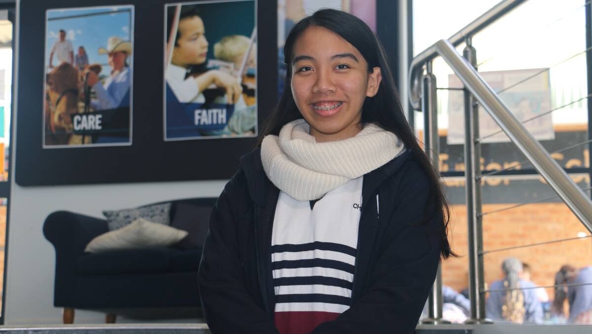 BRIGHT FUTURE: 16-year-old Chenny Sabay is navigating her way through a difficult year, but has high hopes for what lays ahead. Picture: Jessica McLaughlin