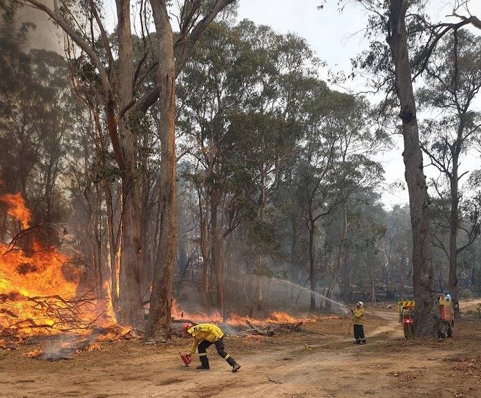 Fires in north NSW and QLD. Picture: Riverina Zone RFS