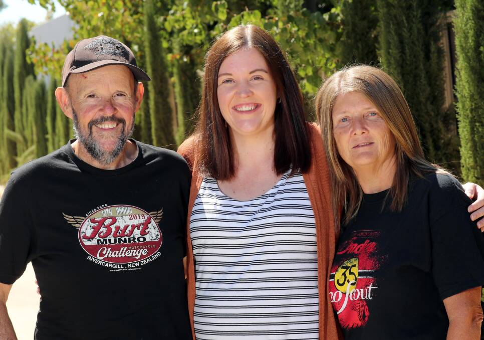James, Jess and Anne Barclay were hit hard by Haemochromatosis, and urge everyone to get checked. Picture: Les Smith
