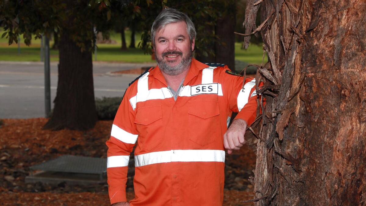GENEROSITY: Jason McDonell has spent the past 15 years of his life volunteering for the State Emergency Services. Picture: Les Smith