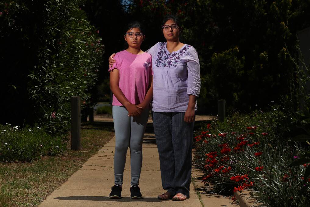 SAFETY SPACES: Ariba Omar, 10, and her mum Saba Nabi hope to see Wagga's laneways upgraded to ensure they're safe for families and the whole community. Picture: Emma Hillier