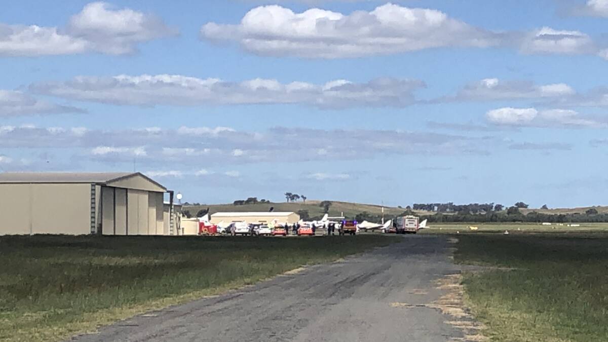 WATCH: Aircraft makes emergency landing at Wagga Airport