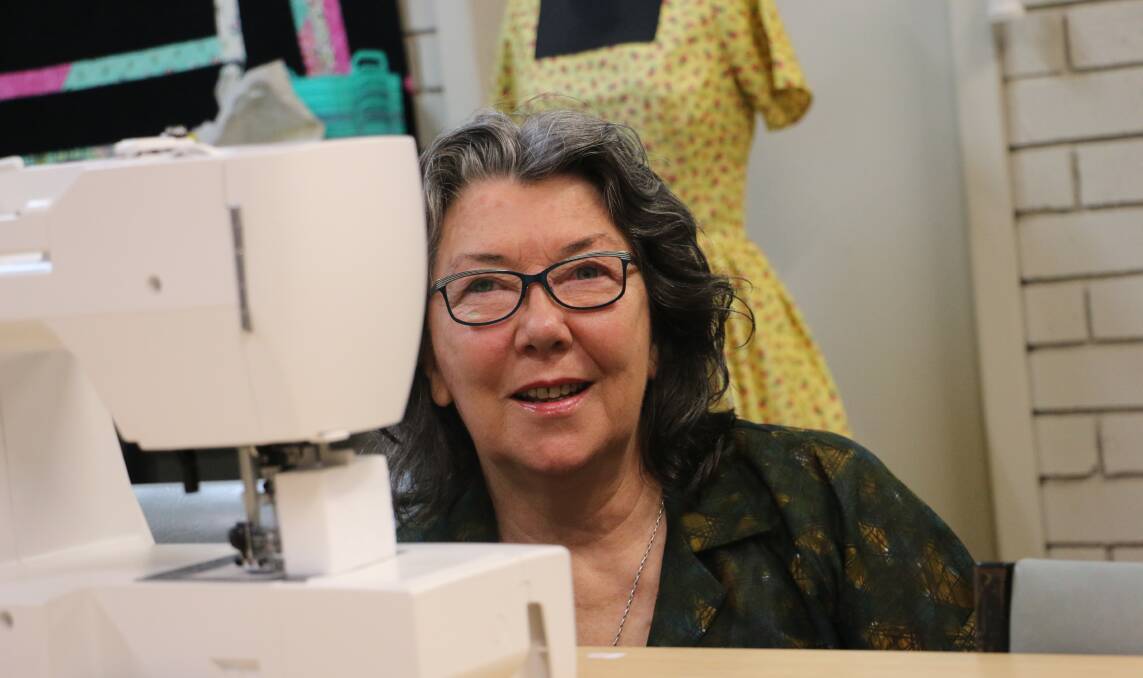 SUSTAINABLE: Anita McAdam says anyone can learn to sew if they have a passion for the skill. Picture: Jessica McLaughlin