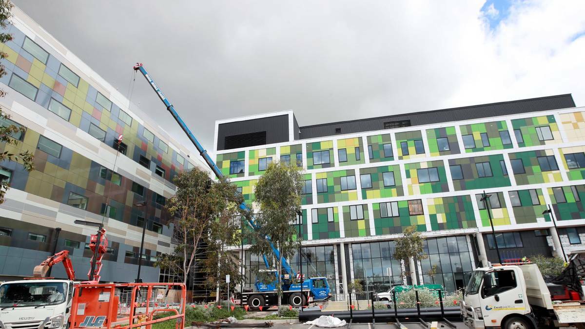 Pedestrian access diverted as hospital enters final redevelopment stage