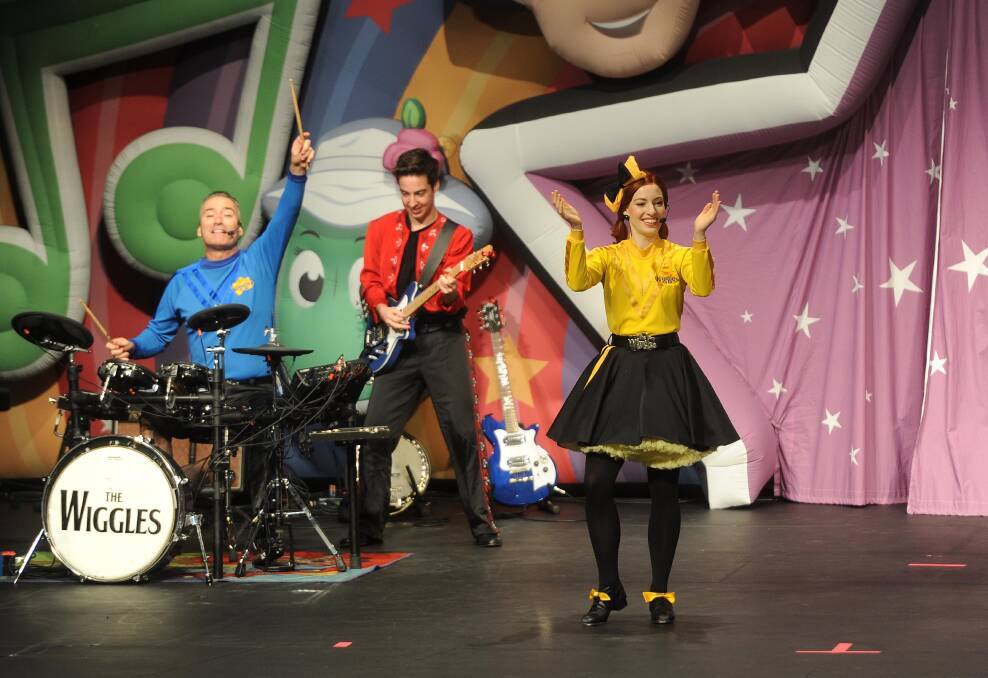 HOT POTATO: With original Wiggle Anthony on the drums, the refreshed crew are ready to get the youngsters of Wagga out of their seats to join the musical fun. 