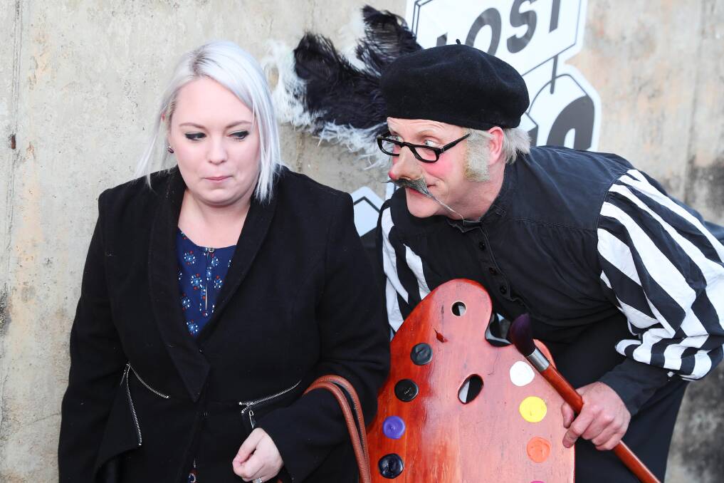 Annaliese Hay and Edward Van Eska from Fool Factory at last year's Lost Lanes event. Picture: Emma Hillier