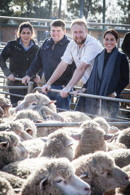 Griffith-based farmers Kathrine Zahra, Rendall Groat, Charles Morgan and Amy Billsborough are a few of many to participate in past workshops. Picture: Supplied