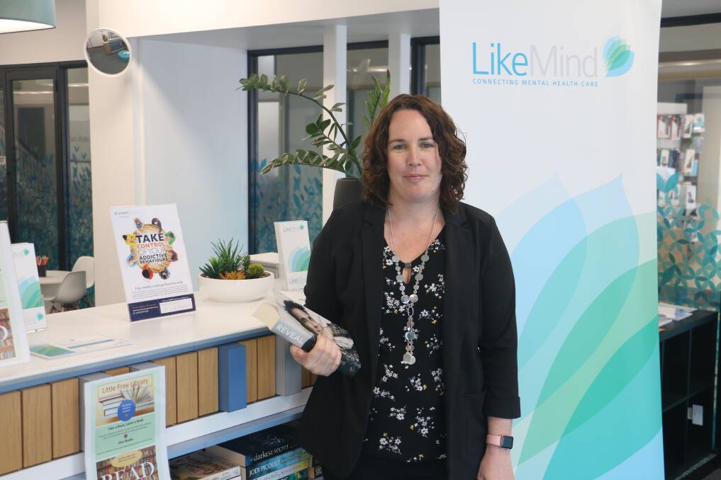 SHARING: Mellissa Harley is excited at the success of LikeMind's Little Library, with a number of donations coming in already. Picture: Jessica McLaughlin