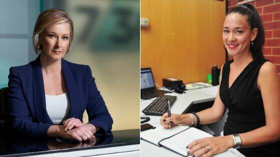 WOMEN OF POWER: Leigh Sales and Naomi Miller are two women who deal with setting boundaries in professional spheres daily.