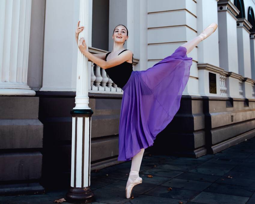 Aspenne McMahon poses outside the Wagga Council Chambers. Picture: Brigette Gollasch Photography
