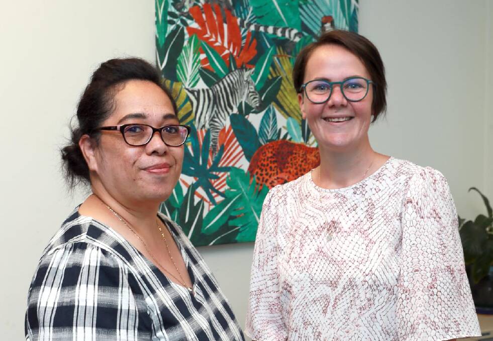 KIND HEARTS: Nani Coulter and Jenna Roberts are passionate about women's safety and wellbeing, offering a range of support avenues for victims of domestic violence. Picture: Les Smith