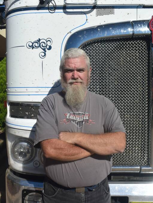 TALKING TRAUMA:  Local truck driver Greg Hodges says Trans-Help enabled him to get his life 'back on track' after his traumatising driving accident. Photo: Amelia Mills.