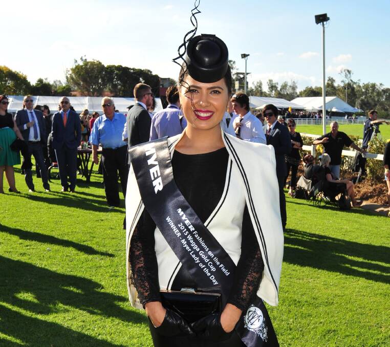 FASHION FORWARD: Last year's Lady of the Day Nardia Cooper in classic monochrome.