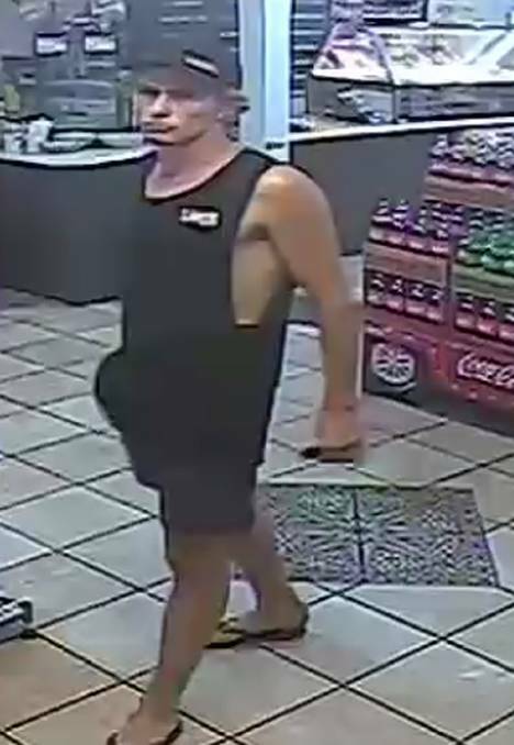 CCTV: Footage of Jayden from the Puma Roadhouse at Charters Towers.
