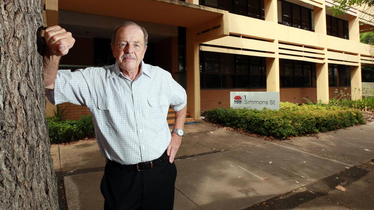 Riverina Conservatorium of Music chairman Andrew Wallace, pictured outside the institution's home in 2021, says the site's redevelopment was the NSW government's responsibility and no funding was provided to the RCM.