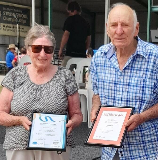 Greater Hume Citizen of the Year. Picture: Kerrie Wise/Greater Hume Council 