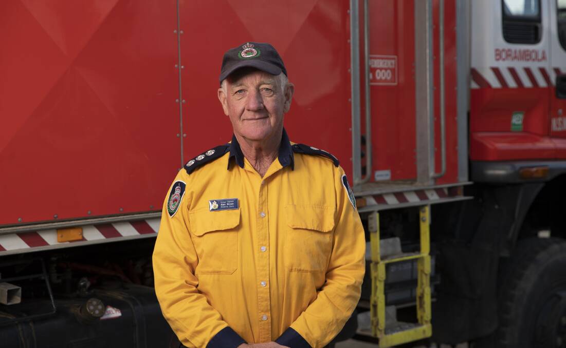 NSW Farmers Wagga branch chairman, pictured in his capacity as a NSW RFS volunteer. Picture by Madeline Begley