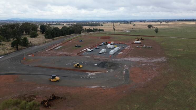 Construction of a 20-hectare camp at Lockhart is under way. Picture supplied