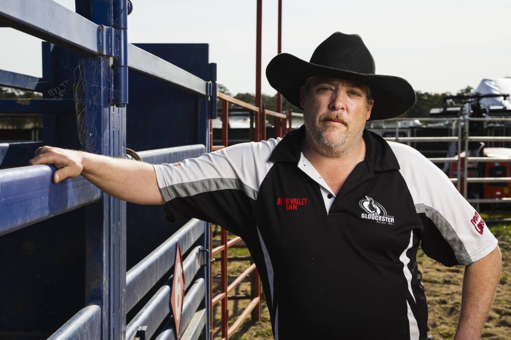 Marc 'Milo' Charlton will ride a bull to raise money for follicular lymphoma during this weekend's Marrar Madness event. Picture by Ash Smith