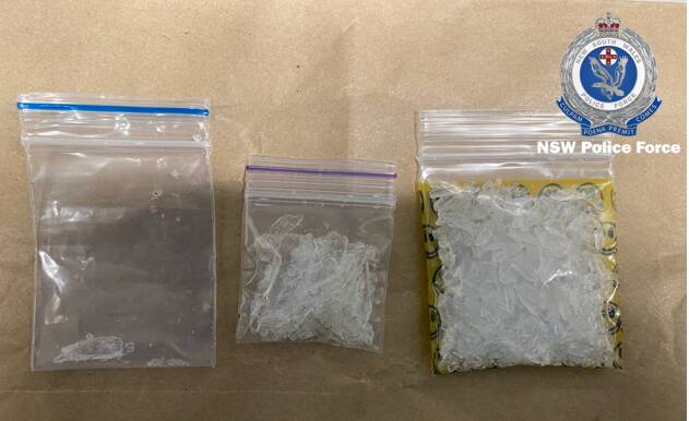 The drugs police say were found at a Wagga home on Thursday. Picture: NSW Police