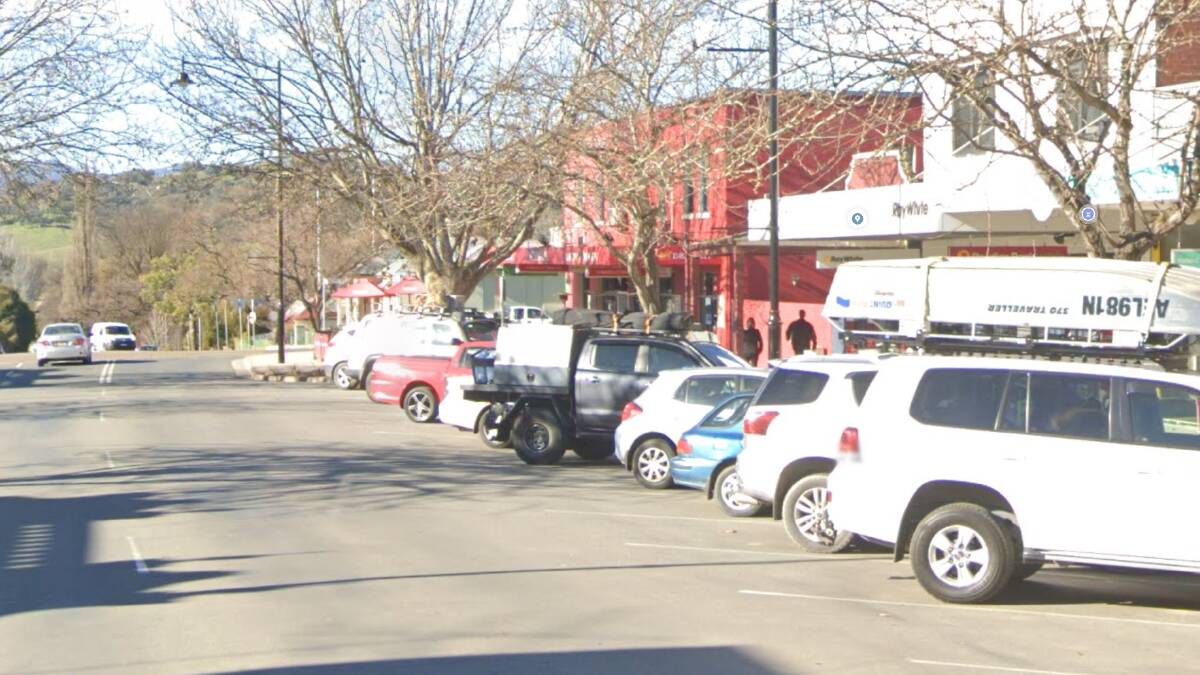 The main street of Tumut, where drivers will now be fined for overstaying their welcome in timed parking spaces. Picture by Google Maps