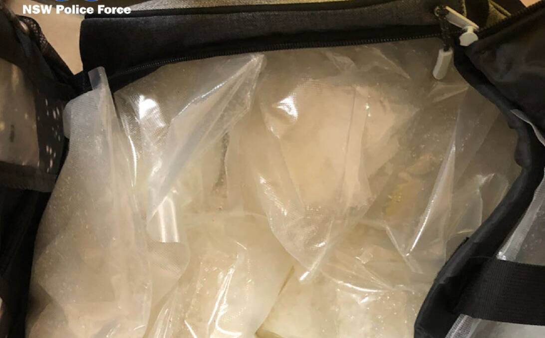 Some of the drugs police said were found in a ute stopped on the Sturt Highway near Hay in June. Picture: NSW Police